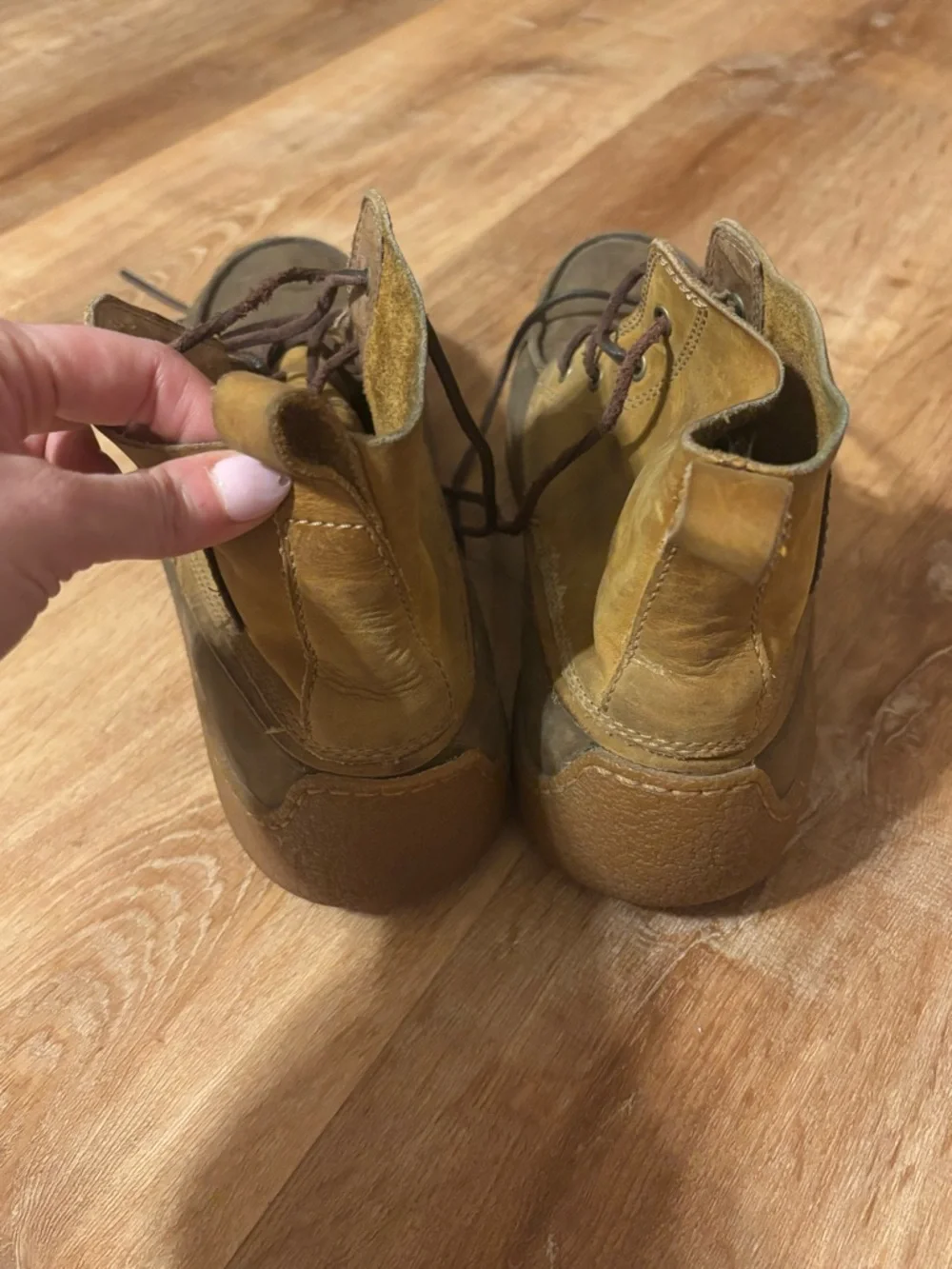 Sorel Chugalug Chukka British Tan Leather Boots Size Mens 11M Rubber Sole